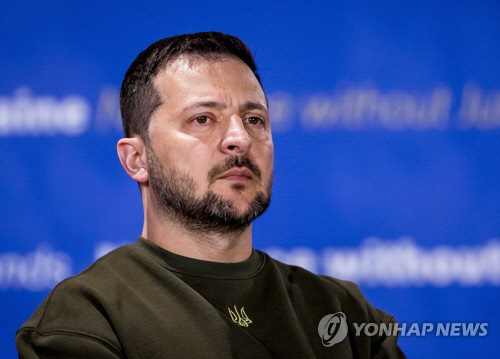 네덜란드 헤이그 방문한 젤렌스키(사진=연합뉴스)